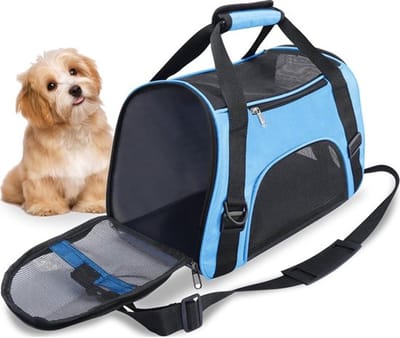 Dailygoods- Draagtas Lichtgewicht - Draagtas Hond/Kat - Opvouwbaar - Zachte
