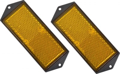 Carpoint Reflector Oranje 104x40mm - 2 Stuks