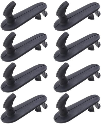 Dailygoods- Tapijtclips 8 Stuks - Kunststof - Compatibel met Toyota/Lexus - Zwart - Vloermat Bevestiging - Eenvoudig te Installeren - Vloermatclips