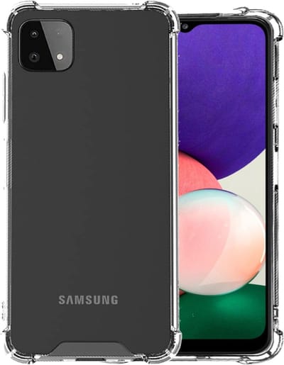 Hoesje geschikt voor Samsung Galaxy A22 4G - Back Cover Transparant Shockproof