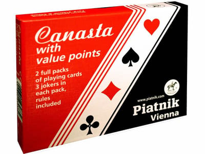 Piatnik Canasta Set met Instructies.