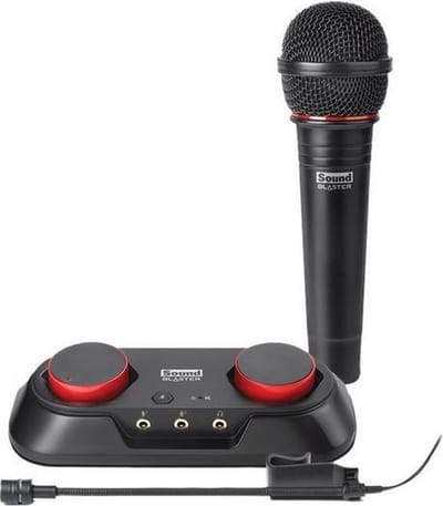 Creative Labs Sound Blaster R3 digitale audio-recorder 24 Bit 48 kHz Zwart, Rood