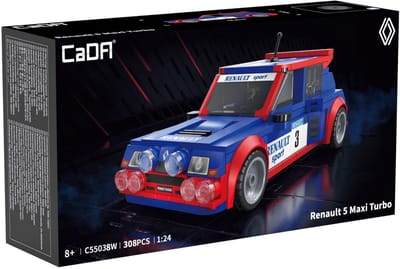 CADA Renault 5 Maxi Turbo rallyauto 1:24 - C55038W - - ONESIZE