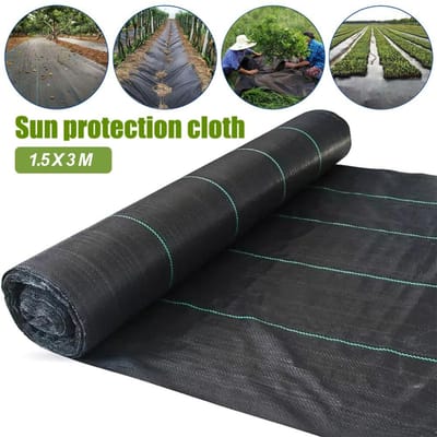 Tapis de jardinage en tissu Anti-mauvaises herbes, tissu de désherbage pour pelouse extérieure et paysage