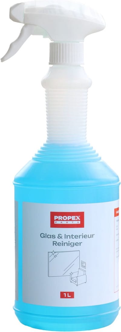 Propex Parts Glas & Interieurreiniger - Streeploos Resultaat - Universeel & Gebruiksklaar - 1 liter