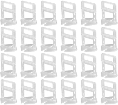 Dailygoods- Tegelspacers 2.5mm (100st) - Tegel Leveling Systeem - Nivelleerclips - Antislip - Verbeterde installatie - Verminderde vermoeidheid - Tegelniveau