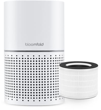 Bloomfold Luchtreiniger - HEPA 13 filter + koolstoffilter - CADR: 240m3/h. - Wifi modus & App - Luchtkwaliteit indicator - 3 standen + slaapstand