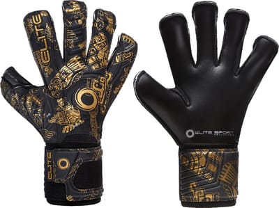 Elite Sport Aztlan Keepershandschoenen - Zwart / Goud | Maat: 11