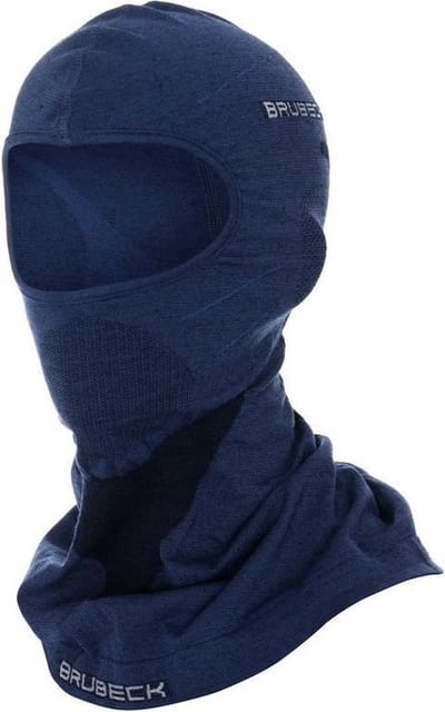 Brubeck | Bivakmuts / Balaclava met Merino Wol -Marineblauw - S/M
