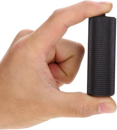 Verstelbare extensiestang met 1/4 inch schroefdraad, rubberen telescopische stang voor monopod en stabilisatoren, 7.5 cm lang, ideaal voor fotografie en videografie accessoires