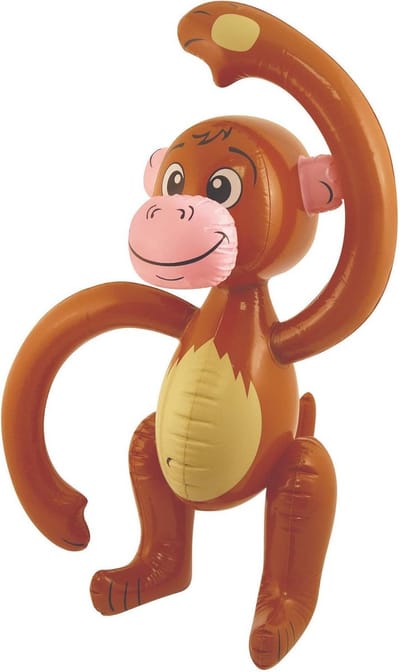 Opblaasbare Aap Decoratie voor Feestjes en Speelplezier 61 cm
