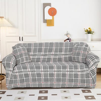 Bloemenprint Elastische Hoezen Stretch Bankhoezen voor Woonkamer Hoekbankhoes Sectionele Fauteuilhoes 1/2/3/4 zits 3-seater 190-230cm