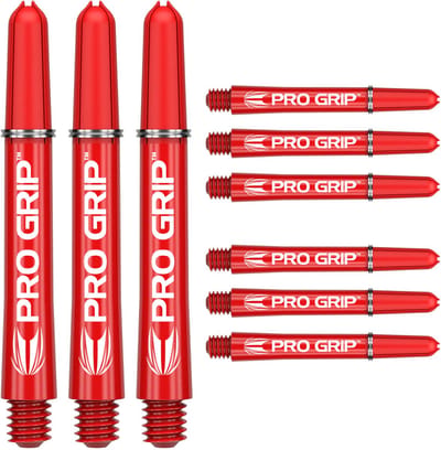 Target Pro Grip 3 Set Red - Dart Shafts