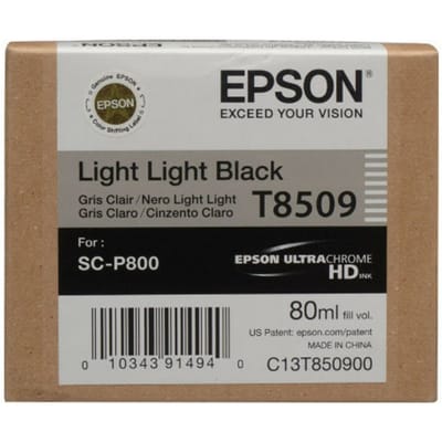 Epson T8509 inktcartridge licht licht zwart (origineel)