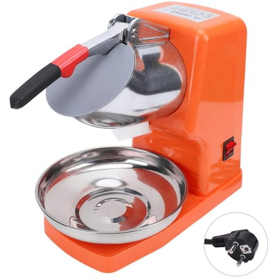500W Elektrische IJscrusher 2 Messen Sneeuwkegel Maker Scheerijsmachine Roestvrij Staal voor Thuis L