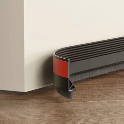 Tochtstopper voor deuren met borstel - Zelfklevende afdichtingstape voor optimale bescherming