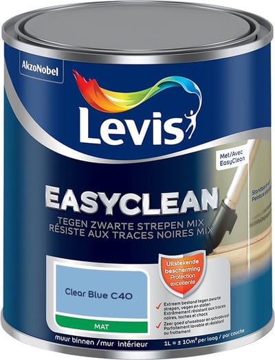 Levis - Easyclean Tegen Zwarte Strepen Mix - Clear Blue C40 - Mengverf - 1 L
