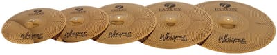 Low Noise bekkenset 14/16/18/20 inch - incl. bekkentas - Goud Fazley