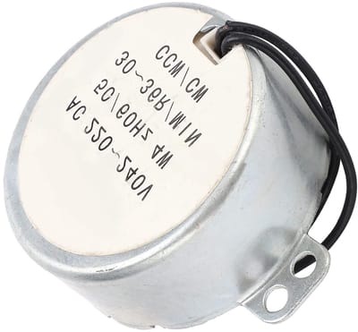 Synchronous motor met lage snelheid voor AC 220V, verstelbare rotatie 30~36r/min, ideaal voor toepassingen in automatisering en hobbyprojecten