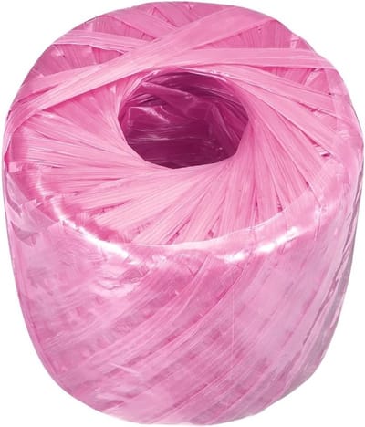 Duurzaam Polyester en Nylon Touw voor Boekverpakkingen en DIY Projecten - 200m Roze
