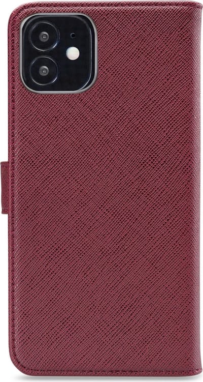 My Style Telefoonhoesje geschikt voor Apple iPhone 12 Mini Hoesje | My Style Flex Wallet Bookcase Portemonnee | Pasjeshouder voor 3 Pasjes | Telefoonhoesje voor Pinpas / OV Kaart / Rijbewijs - Bordeaux | Bordeaux rood