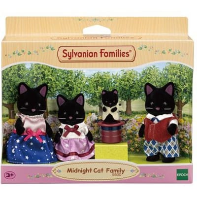 Sylvanian Families 5530 familie nacht kat-fluweelzachte speelfiguren