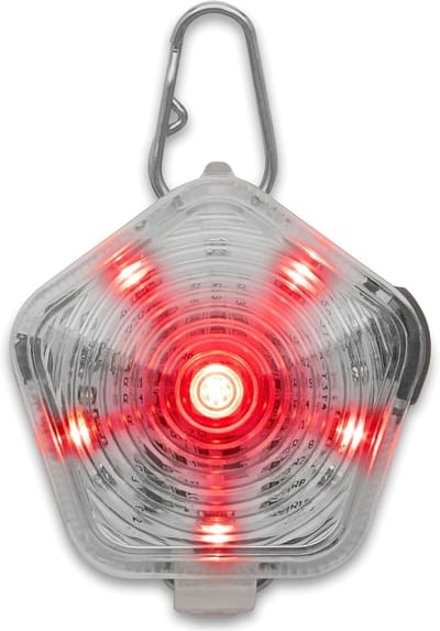 Veiligheidslicht Hond - Hondenhalsband Lampje - Nachtelijke Wandelingen - Oplaadbaar Waterdicht - 2.5x1.6x0.9cm