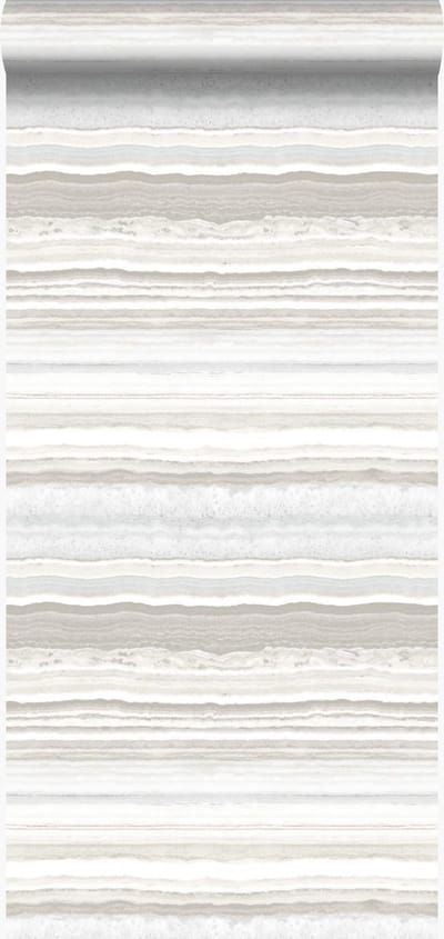 Origin Wallcoverings behang gelaagd marmer steen beige - 53 cm x 10.05 m - 337235