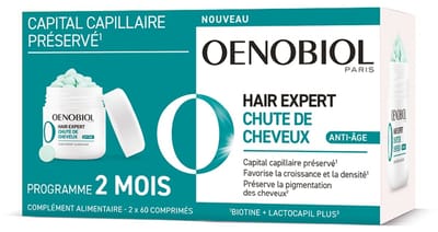 Oenobiol Hair Expert Anti-Age Haarverlies Set van 2 x 60 tabletten