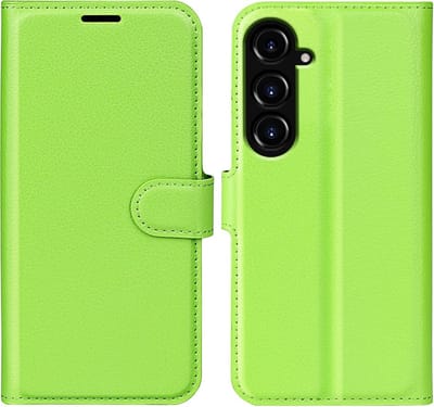 Coverup Hoesje - Geschikt voor Samsung Galaxy S23 FE Hoesje - Coverup Book Case - Groen