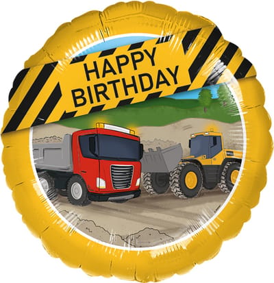 Amscan - Folieballon Happy Birthday construction part - 43 cm
