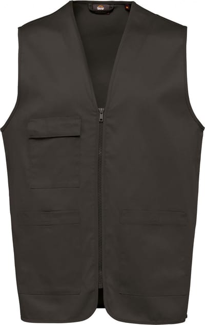 Gilet Unisex 3XL WK. Designed To Work Mouwloos Dark Grey 65% Polyester, 35% Katoen