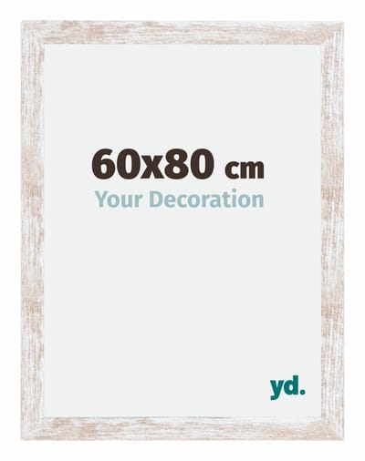Your Decoration - Fotolijst 60x80 cm - MDF - White Wash - Catania