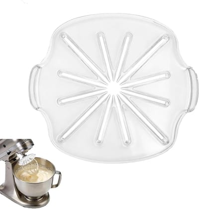 NTH products- Spatbescherming ABS-roerkop - Spatbescherming voor 6-draads garde - Accessoires voor blender - Keuken - Bakkerij - Transparant kunststof - Mengkomdeksel