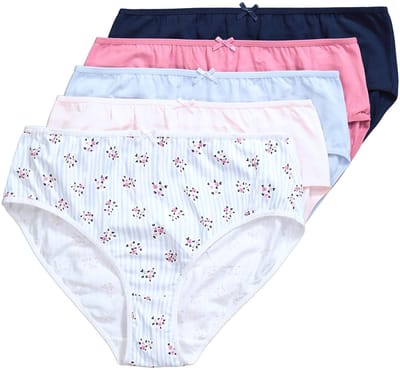 Ulla Popken - Dames - Midi-slip - Lichtblauw - Maat 42+