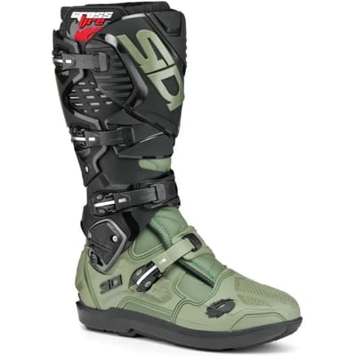 Sidi Crossfire 3 SRS Crosslaarzen Army Zwart - Laars