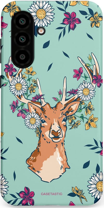 Casetastic Hoesje Geschikt voor Samsung A56 / A36 - Stijlvolle Beschermende Duo-layer Case - Gewei bloesem