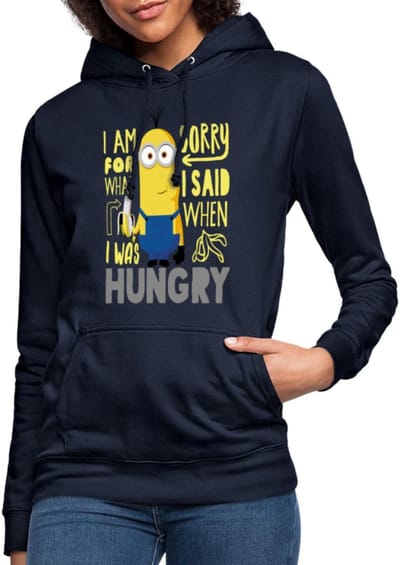 Minions Kevin Honger Banaan Hoodie Dames