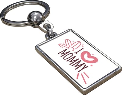 I Love Mommy - Sleutelhanger - Cadeau - Verjaardag - Kerst - Kado - Valentijn - Moederdag - Moederdag cadeautje - Moederdag cadeau voor mama