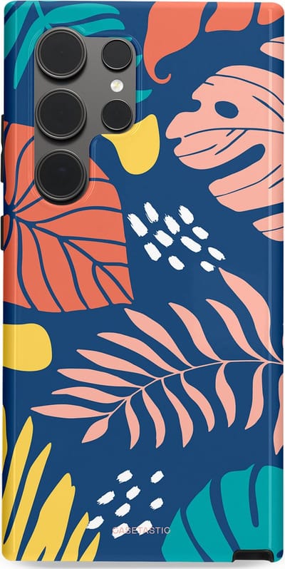 Casetastic Hoesje Geschikt voor Samsung S24 Ultra - Stijlvolle Beschermende Duo-layer Case - Zwoele avond