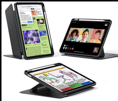 ESR Flip Hybrid Hoes Geschikt voor iPad Air 11 (2024/2025/2026) / Air 10.9 (2020/2022) Book Case Zwart
