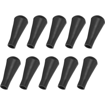 10 STUKS Rubber Pijlpunt Boogschieten Vervanging Broadhead voor Sport Schietoefening Zwart 8mm zwart