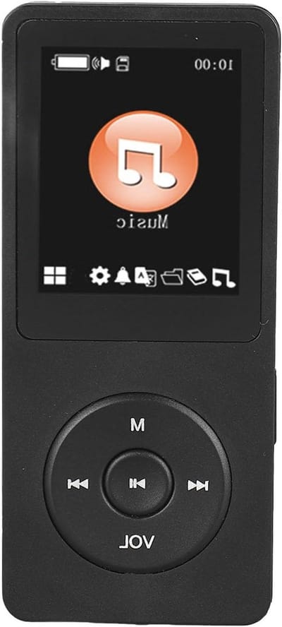 Draagbare MP3 Speler - Muziekspeler Bluetooth - Muziek Luisteren - Ingebouwde Luidspreker - 393 x 275 x 118 cm - null