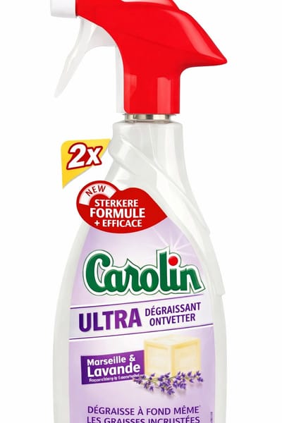 2 x Carolin - Keukenreiniger - Spray - Ultra Degreaser - Marseille & Lavande - 650ml