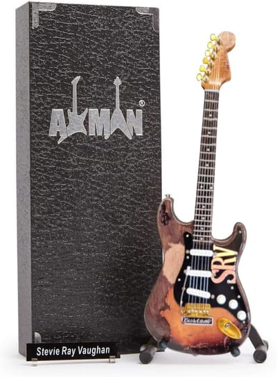 Handgemaakt Miniatuur Gitaar Ornament als Muziekcadeau