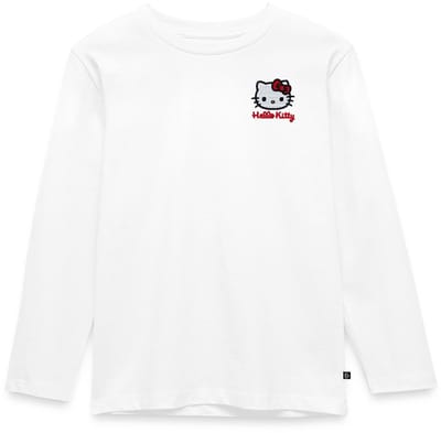 Hello Kitty Geborduurd Portret Premium T-Shirt Kinderen