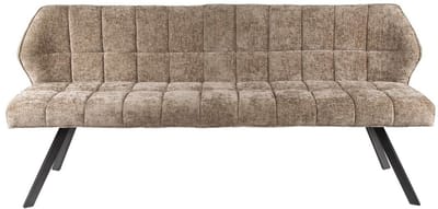 Fraaai - Ramon eetkamerbank 180 cm geweven - champagne