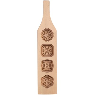 Maan Cake Vorm Hout Gebaksvorm Maken Mungbonencake IJshuid Bakgereedschap(2#)