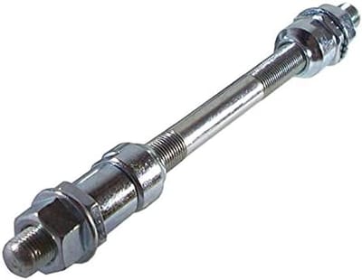 cyclingcolors Fiets as voorwiel 3/8" x 135mm zilver solide massief naaf MTB racefiets