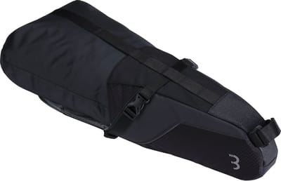 BBB Cycling Bikepacking Zadeltas 10 Liter - Nylon Zadelharnas met Waterbestendige Fietstas - Racefiets, Mountainbike & Gravel - Bikepacking Tassen - Seat Sidekick BSB-143